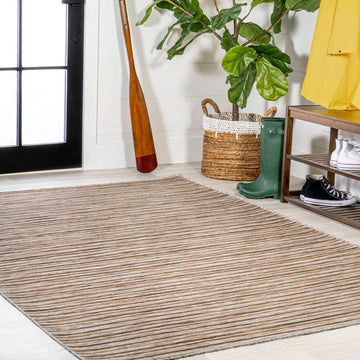 Finn Modern Farmhouse Pinstripe Area Rug